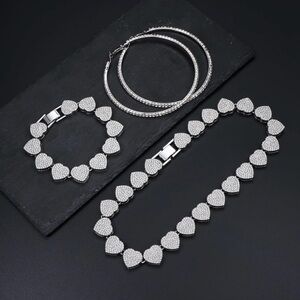Finrezio Cuban Link Jewelry Set  *NEW*